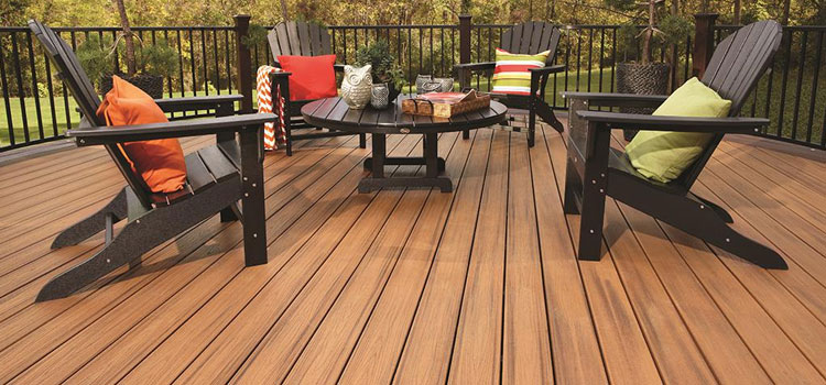 Black TREX Decking in Valley Village, CA